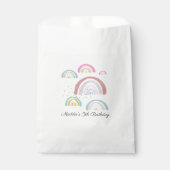 Kinder regenboogdag Favor Bags Bedankzakje (Voorkant)