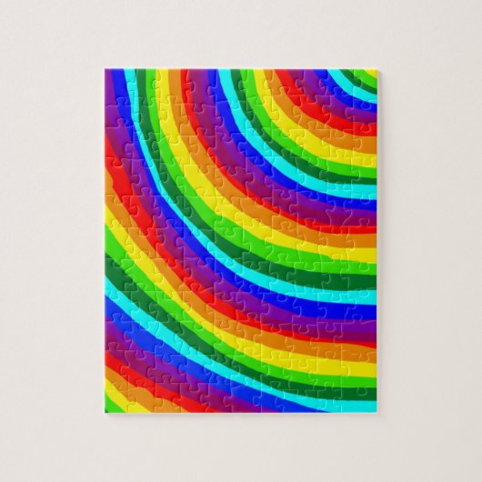 Kinder regenboogpuzzel legpuzzel (Verticaal)