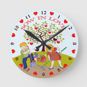 Kinder Retro Garden - Sow in Love Ronde Klok