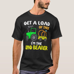 Kinder ringdrager Grappig bruiloft Boerderij Tract T-shirt