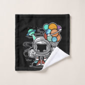 Kinder robot bad handdoek (Wasdoekje)