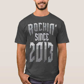 Kinder Rockin' sinds 2013 Rock Music Fan 9th T-shirt