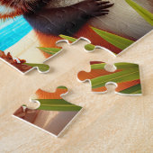 Kinder Rode Pandas Jigzaag Puzzle - Tropisch Legpuzzel (Zijkant)