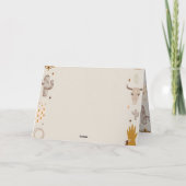 Kinder Rodeo Cowboy rustieke Westerne uitnodiging (Achterkant)