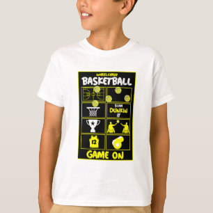 Kinder rolstoelBasketbalspelers T-shirt