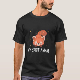 Kinder Rood Panda kind My Spirit Animal Panda Boys T-shirt