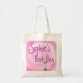 Kinder Roze bibliotheek Boek Bag Young Child Tote Bag