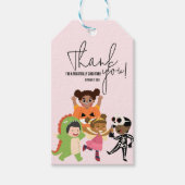 Kinder 'Roze Halloween Kostuumfeest Essentials Cadeaulabel (Voorkant)
