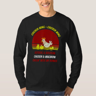 Kinder ruggegraat van kippen voor jongens voor mei t-shirt