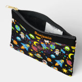 Kinder Ruimteraket Planet Zwart Etui (Open)