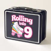 Kinder Schaats Partij - 9e verjaardag - Rollschaat (Achterkant)