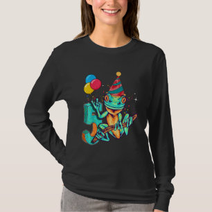 Kinder schar kikker 11e verjaardag 5e 5 jaar oud B T-shirt
