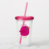 Kinder schattige geboorte acryl drinkbeker (Achterkant)