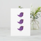 Kinder schattige geboorte advieskaart (Staand voorkant)