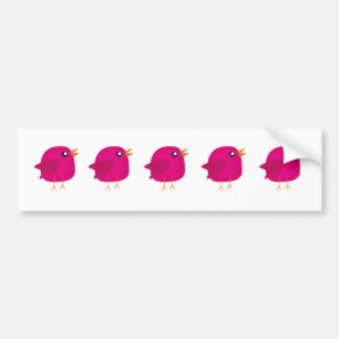 Kinder schattige geboorte bumpersticker