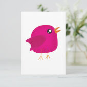 Kinder schattige geboorte kaart (Staand voorkant)