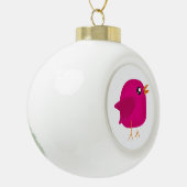 Kinder schattige geboorte keramische bal ornament (Links)