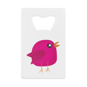 Kinder schattige geboorte kredietkaart flessenopener