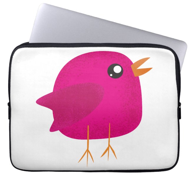 Kinder schattige geboorte laptop sleeve (Voorkant)