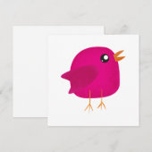 Kinder schattige geboorte menu (Voorkant / Achterkant)