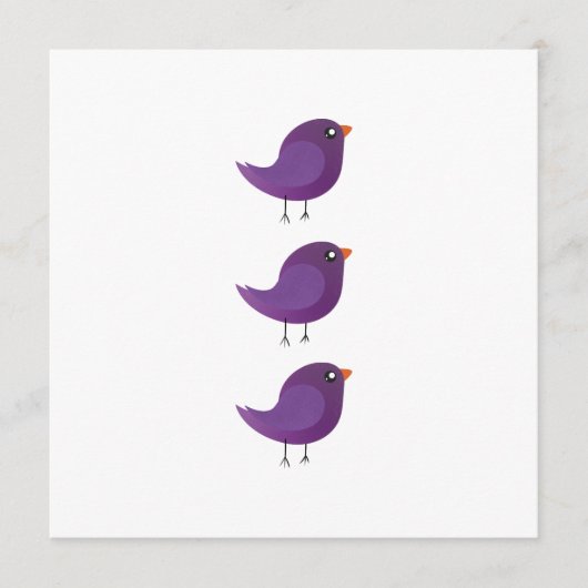 Kinder schattige geboorte menu (Voorkant)