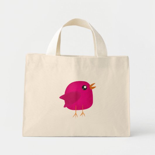 Kinder schattige geboorte mini tote bag (Voorkant)