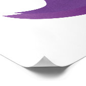 Kinder schattige geboorte poster (Hoek)