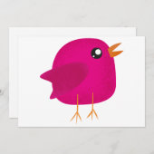 Kinder schattige geboorte programma (Voorkant / Achterkant)