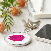 Kinder schattige geboorte sleutelhanger (Zijkant)