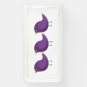 Kinder schattige geboorte spandoek (Verticaal)