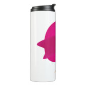 Kinder schattige geboorte thermosbeker (Gedraaid links)