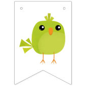 Kinder schattige geboorte vlaggetjes (Derde vlag)