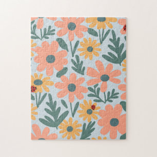 kinder Schattigee Ladybug Polka dot Daisy Flower P Legpuzzel