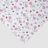 kinder Schattigee Ladybug Polka dot Daisy Flower P Tissuepapier (Detail)