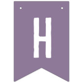 Kinder Schattigee Paarse Gymnastiek Verjaardag Vlaggetjes (Tweede vlag)