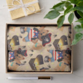 Kinder Schattigee Piraten Beer Tissuepapier (Geschenk)