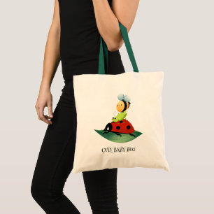 Kinder Schattigee Rode lieveheersbeestje Bijeninse Tote Bag