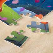 Kinder Schattigee vos puzzel (Zijkant)