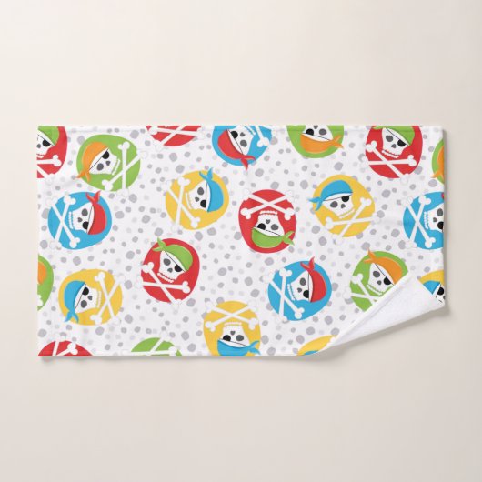 Kinder Schedels Partij Pirate Badhanddoek Set Bad Handdoek (Handdoek)