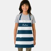Kinder scheepvaart Blauwe Stripes Speciaal vaartui Schort (Insitu)