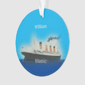  Kinder schip Titanic Ocean Liner Ornament (voorkant)