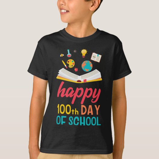 Kinder schooldagen voor studenten t-shirt (Voorkant)