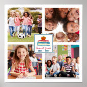 Kinder schooljaar Keepaparte 4 Foto Collage Print (Voorkant)