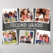 Kinder schooljaar — Keepasjesfoto-inkuildruk Poster (Voorkant)