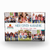 Kinder schooljaar Keepsake Collage Fotoblokken (Voorkant)
