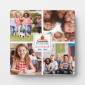 Kinder schooljaar Keepslag 4 Foto Collage Fotoplaat (Voorkant)