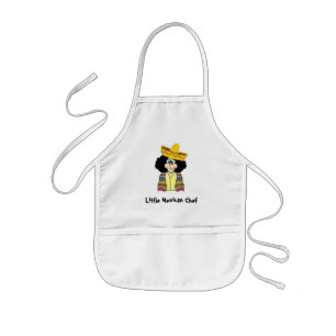 Kinder Schort, Lil Mexican, kleine Mexicaanse chef Schort