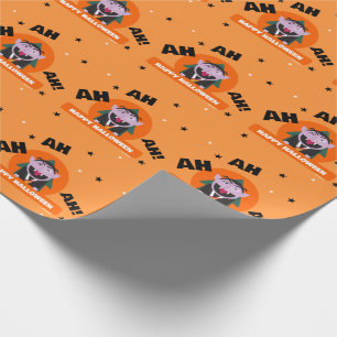 Kinder Sesamstraat Halloween Cadeaupapier