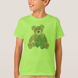 Kinder shamrock beer St. Patricks dag t-shirt