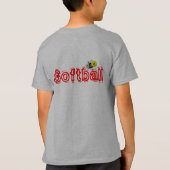 KINDER shirt Softball (Achterkant)